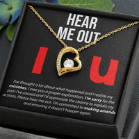 Load image into Gallery viewer, Hear Me Out - Forever Love Necklace
