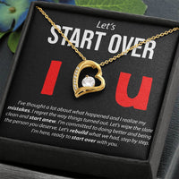 Load image into Gallery viewer, Let&#39;s Start Over - Forever Love Necklace

