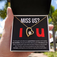 Load image into Gallery viewer, Miss Us - Forever Love Necklace
