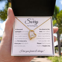Load image into Gallery viewer, Sorry For Hurting You - Forever Love Necklace
