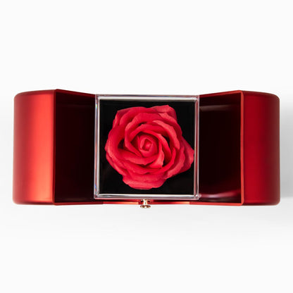 “Let's Start Over” Love Knot Necklace with Red Heart Rose Box – Apology & Reconciliation Gift for Her