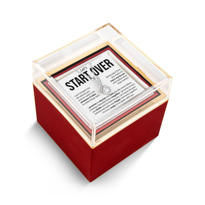 “Let's Start Over” Alluring Beauty with Rotating Rose Gift Box – Apology & Reconciliation Gift for Her