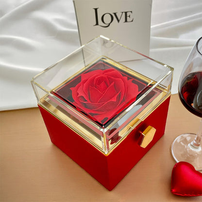 “Let's Start Over” Alluring Beauty with Rotating Rose Gift Box – Apology & Reconciliation Gift for Her