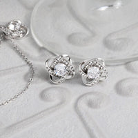 Load image into Gallery viewer, Love Knot Stud Earrings - JustFamilyThings
