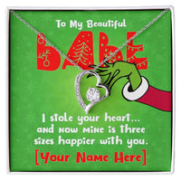 Load image into Gallery viewer, Personalized - I Stole Your Heart - Forever Love Necklace - JustFamilyThings
