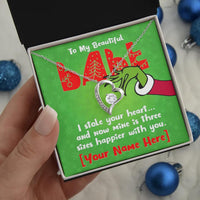 Load image into Gallery viewer, Personalized - I Stole Your Heart - Forever Love Necklace - JustFamilyThings
