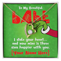 Load image into Gallery viewer, Personalized - I Stole Your Heart - Forever Love Necklace - JustFamilyThings
