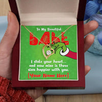 Load image into Gallery viewer, Personalized - I Stole Your Heart - Forever Love Necklace - JustFamilyThings
