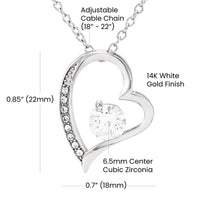 Load image into Gallery viewer, To My Smokin&#39; Hot Babe - Forever Love Necklace - JustFamilyThings
