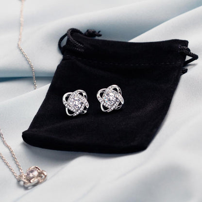 Love Knot Stud Earrings - JustFamilyThings