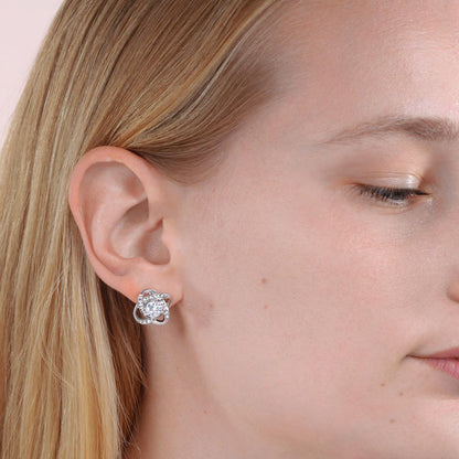 Love Knot Stud Earrings - JustFamilyThings