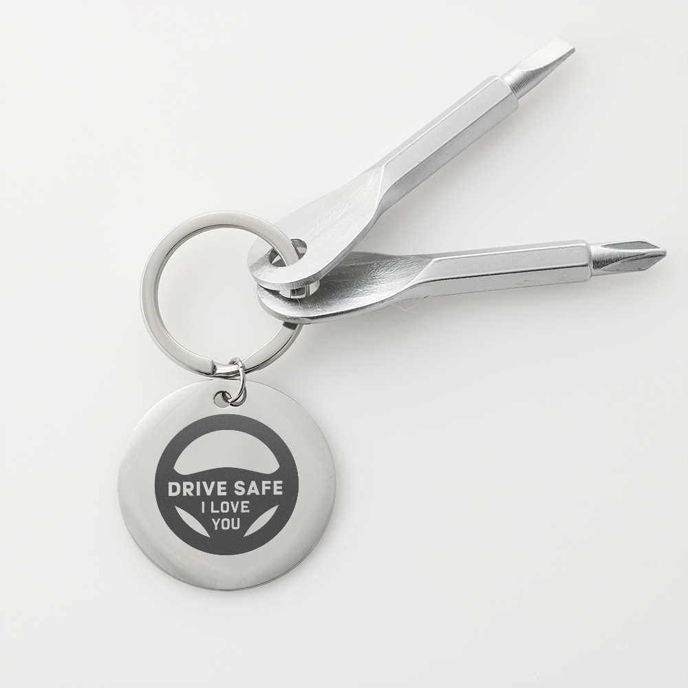 Drive Safe I Love You - Screwdriver Keychain - JustFamilyThings