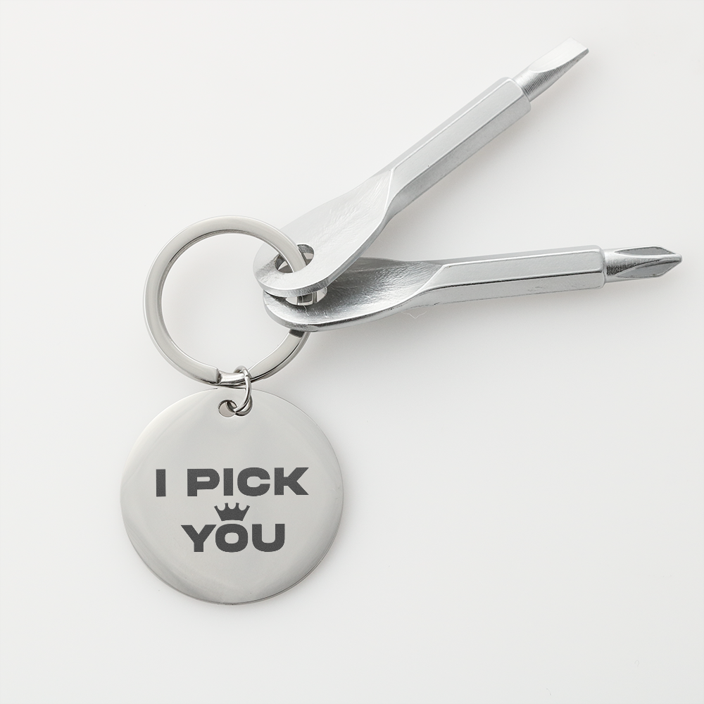 I Pick You - Screwdriver Keychain - JustFamilyThings
