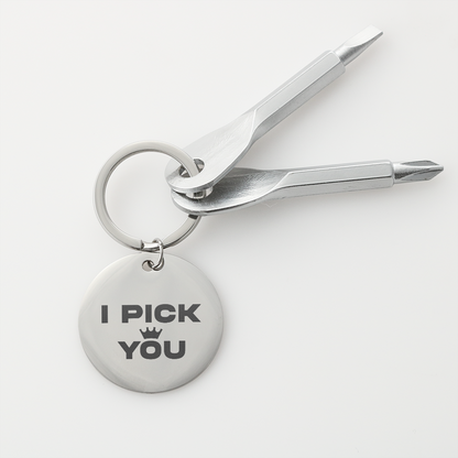 I Pick You - Screwdriver Keychain - JustFamilyThings