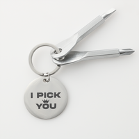Load image into Gallery viewer, I Pick You - Screwdriver Keychain - JustFamilyThings
