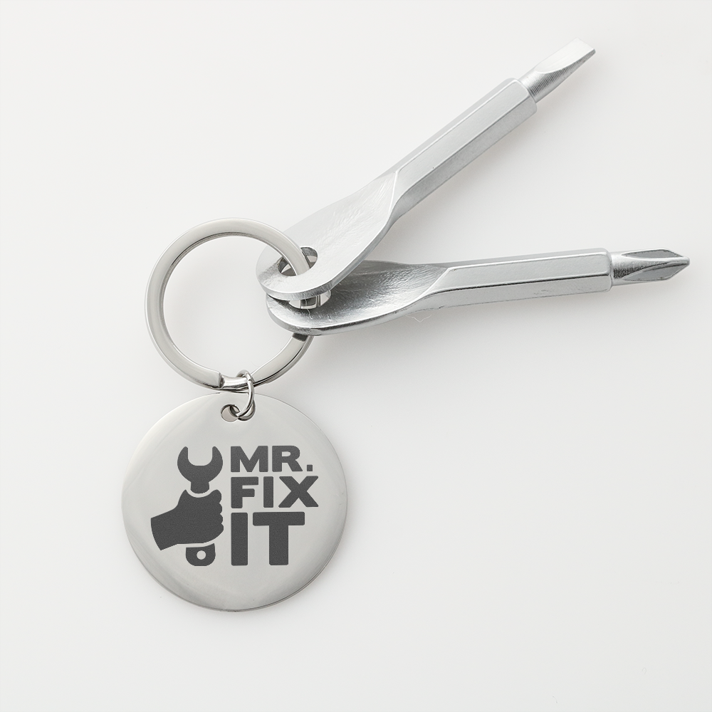 Mr. Fix It - Screwdriver Keychain - JustFamilyThings