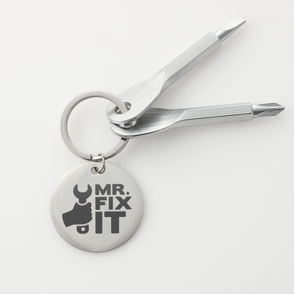 Mr. Fix It - Screwdriver Keychain - JustFamilyThings