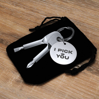 Load image into Gallery viewer, I Pick You - Screwdriver Keychain - JustFamilyThings
