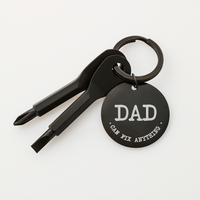 Load image into Gallery viewer, Dad Can Fix Anything - Screwdriver Keychain - JustFamilyThings
