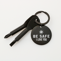 Load image into Gallery viewer, Be Safe I Love You - Screwdriver Keychain - JustFamilyThings
