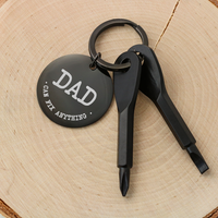 Load image into Gallery viewer, Dad Can Fix Anything - Screwdriver Keychain - JustFamilyThings
