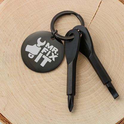 Mr. Fix It - Screwdriver Keychain - JustFamilyThings