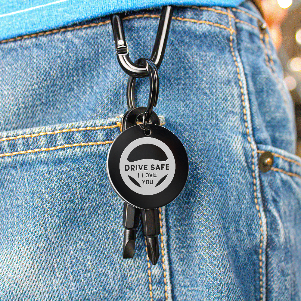 Drive Safe I Love You - Screwdriver Keychain - JustFamilyThings
