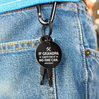 Load image into Gallery viewer, If Grandpa Can&#39;t Fix It No One Can - Screwdriver Keychain - JustFamilyThings
