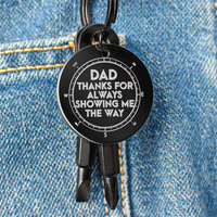 Load image into Gallery viewer, Dad Thanks For Always Showing Me The Way - Screwdriver Keychain - JustFamilyThings

