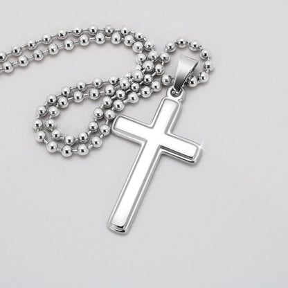 Gift For Soldier Father - Personalized Cross - JustFamilyThings