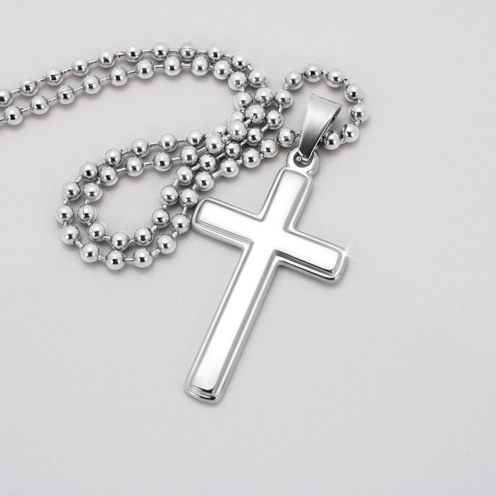Daddy - I may just be a bump - Personalized Cross - JustFamilyThings
