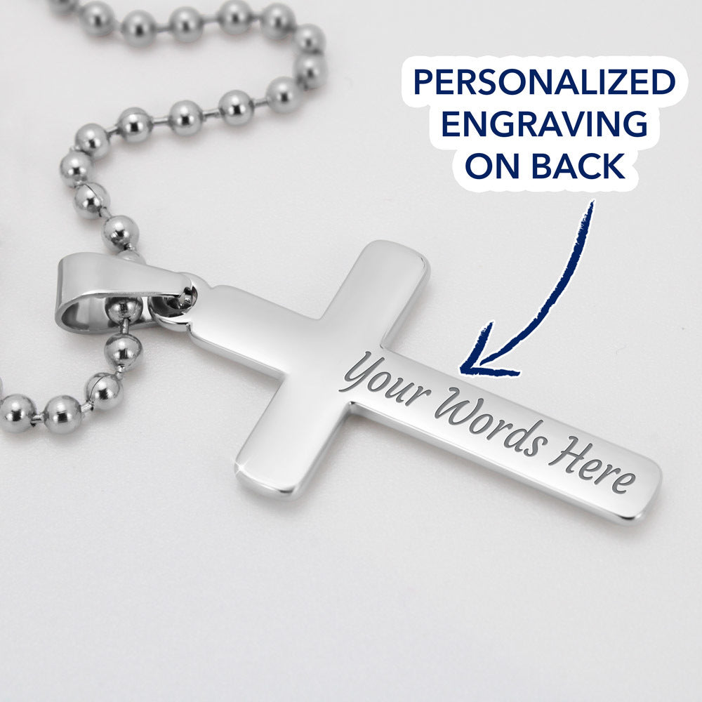 To my daughter - You have survived - Personalized Cross - JustFamilyThings