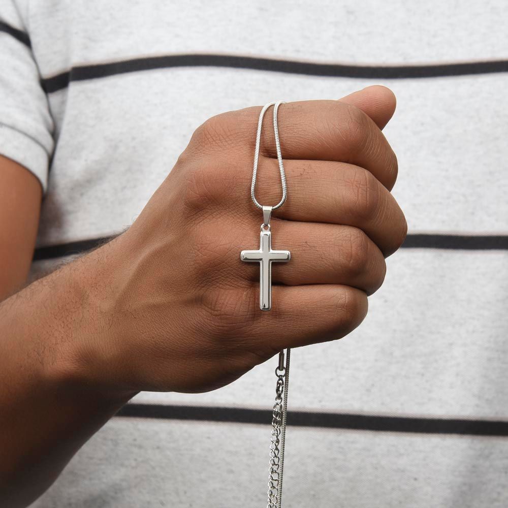 Faith - Symbol Of Hope - Personalized Cross Necklace
