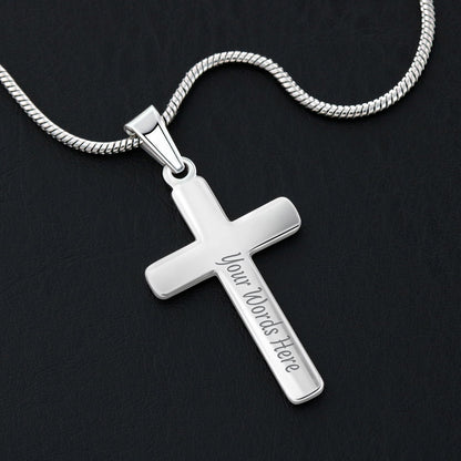 Faith - Symbol Of Hope - Personalized Cross Necklace