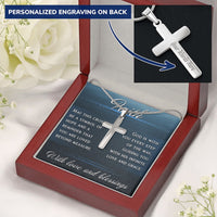 Load image into Gallery viewer, Faith - Symbol Of Hope - Personalized Cross Necklace
