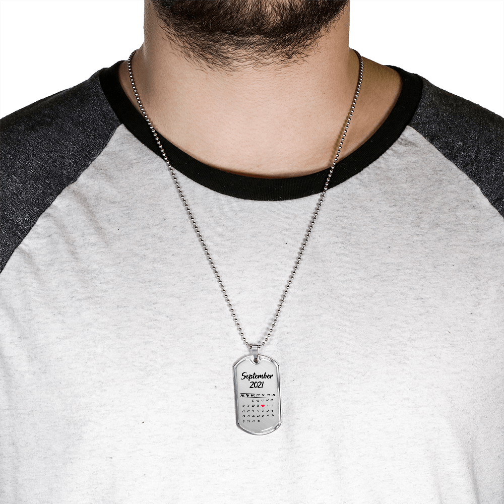 Personalized Date And Engraving - Dog Tag - JustFamilyThings