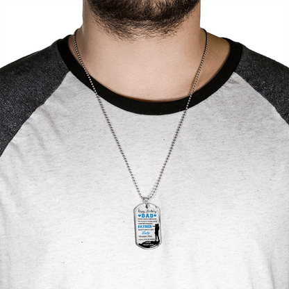 Son to Dad - Dog Tag - JustFamilyThings