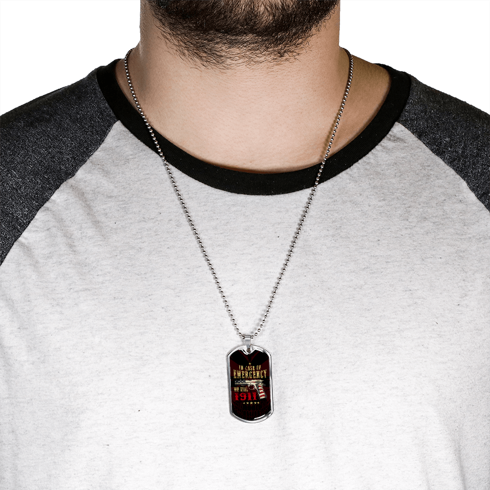 In case of emergency - Dog Tag - JustFamilyThings