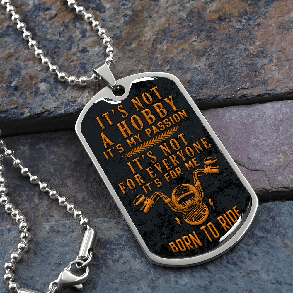 Born to ride - Dog Tag - JustFamilyThings