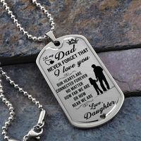Load image into Gallery viewer, Father-Daughter - Dog Tag - JustFamilyThings
