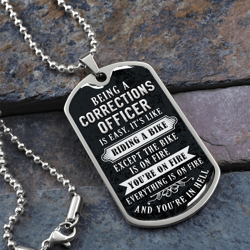 Correctional officer dog tags deals