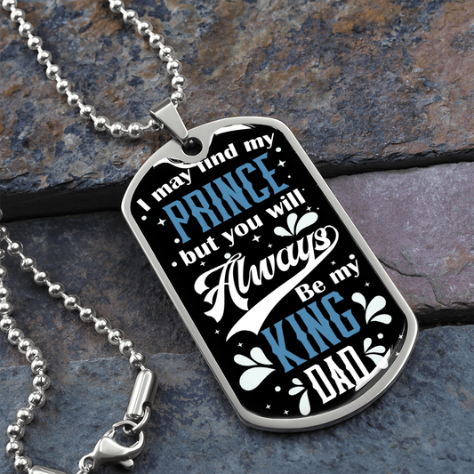 Gift For Dad from Daughter - Dog Tag - JustFamilyThings