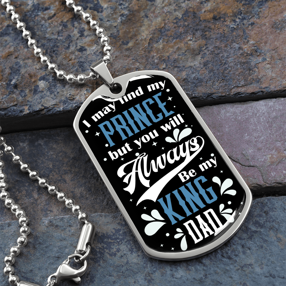 Gift For Dad from Daughter - Dog Tag - JustFamilyThings