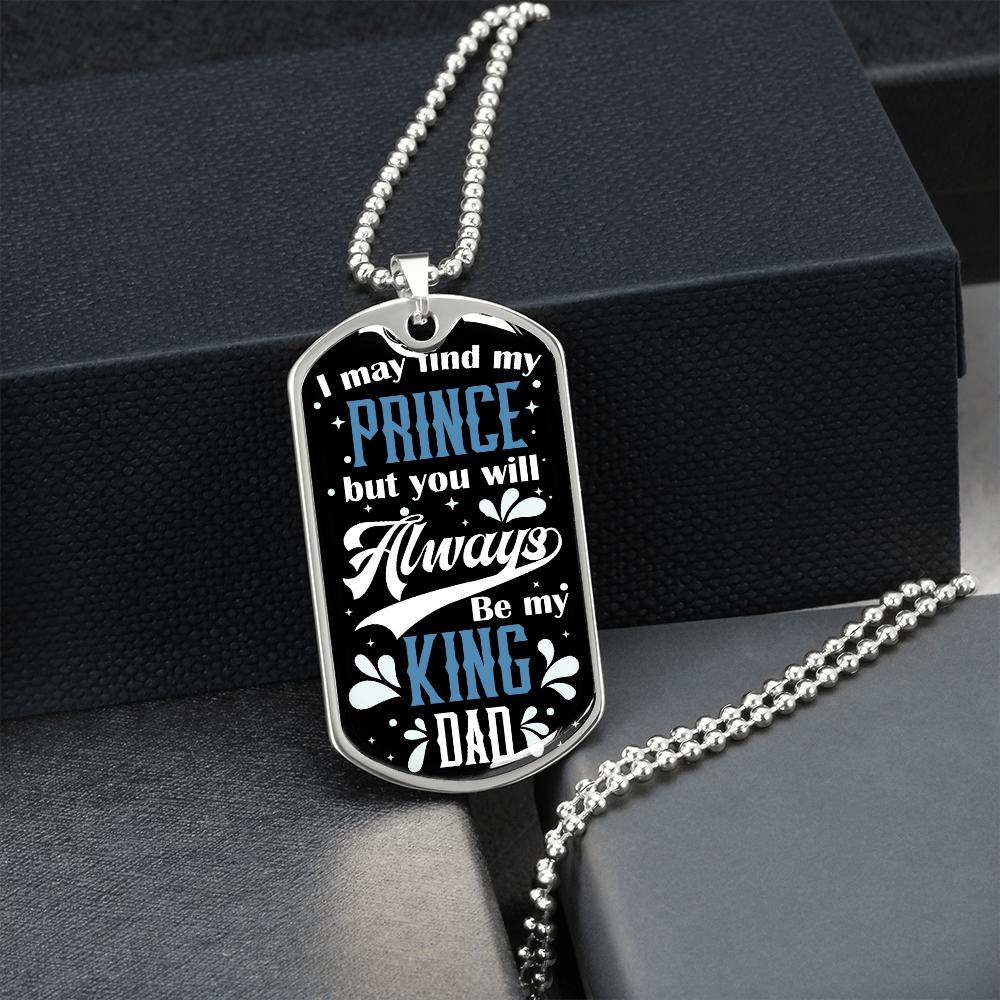Gift For Dad from Daughter - Dog Tag - JustFamilyThings