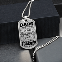 Load image into Gallery viewer, Dads Hold Our Hearts - Dog Tag - JustFamilyThings
