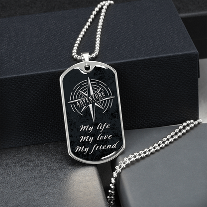 My life, My love, My friend- Dog Tag - JustFamilyThings