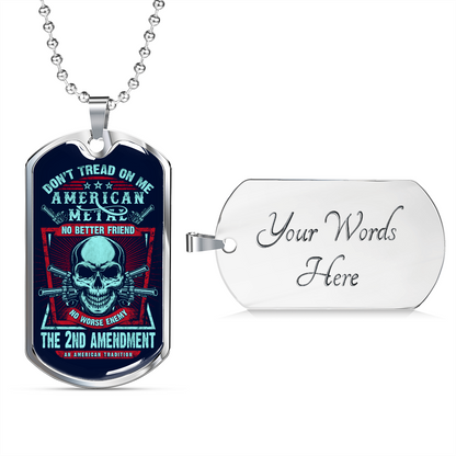 Don't tread on me - Dog Tag - JustFamilyThings
