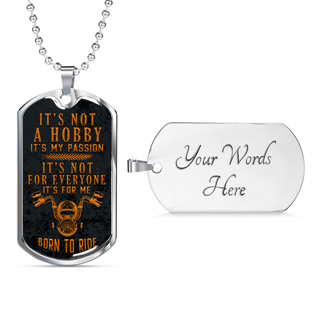 Born to ride - Dog Tag - JustFamilyThings