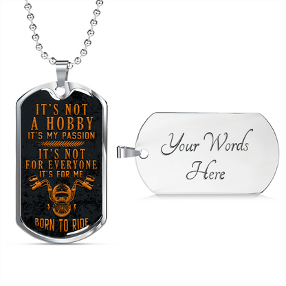 Born to ride - Dog Tag - JustFamilyThings