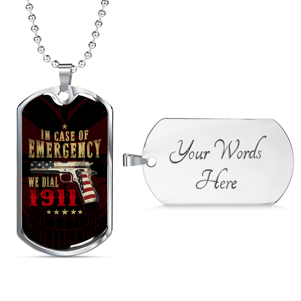 In case of emergency - Dog Tag - JustFamilyThings